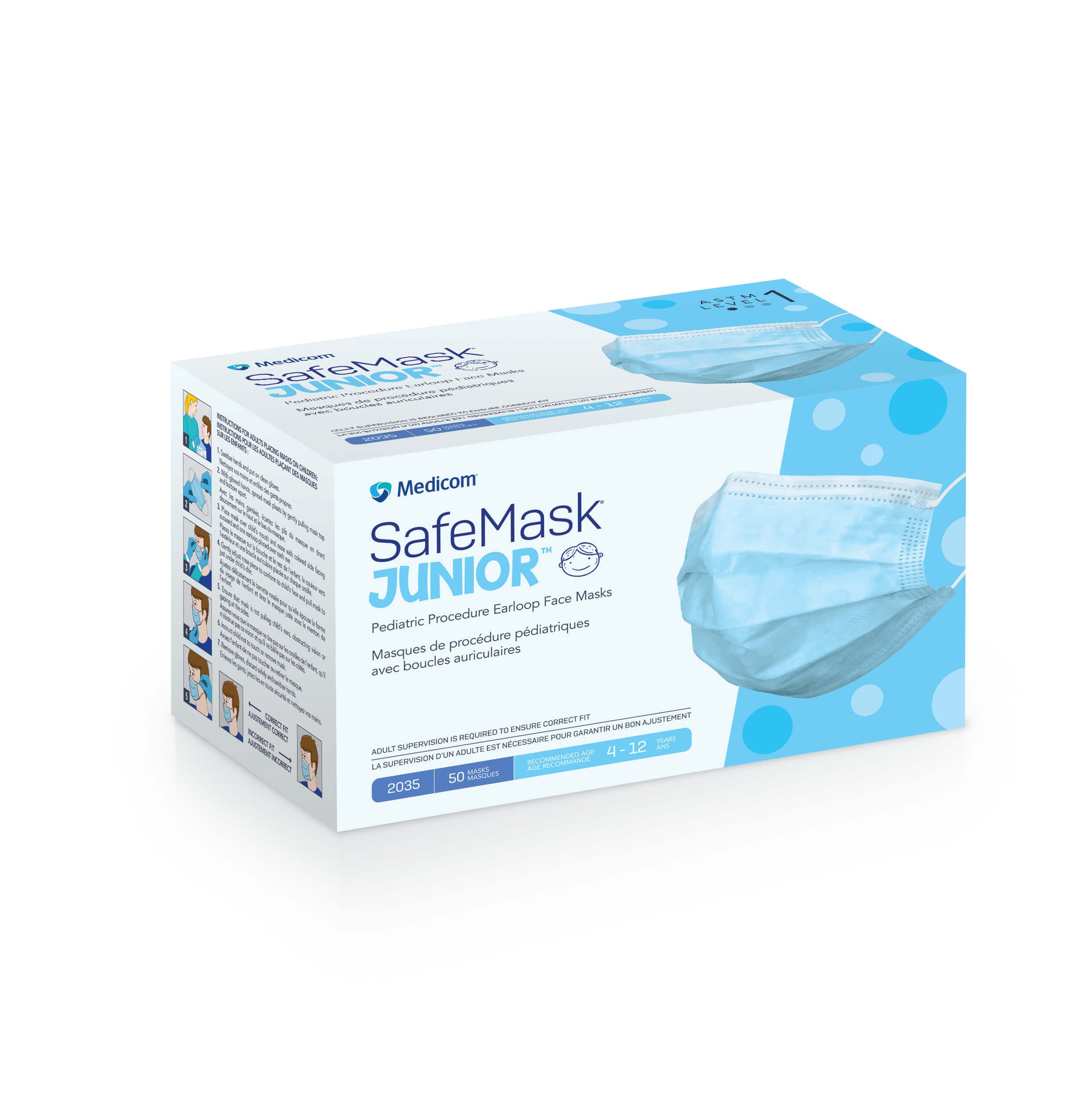 Saichol Energy SafeAir™ Protective Face Mask Label (Pack of 50)